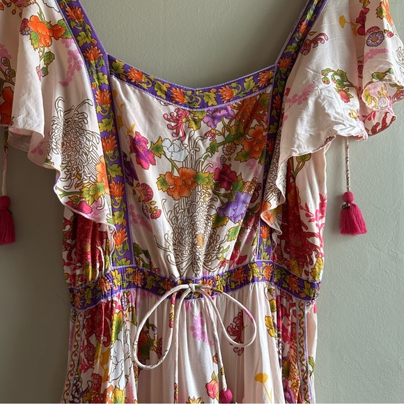 Tulle and Batiste maxi floral boho summer dress - Picture 6 of 10